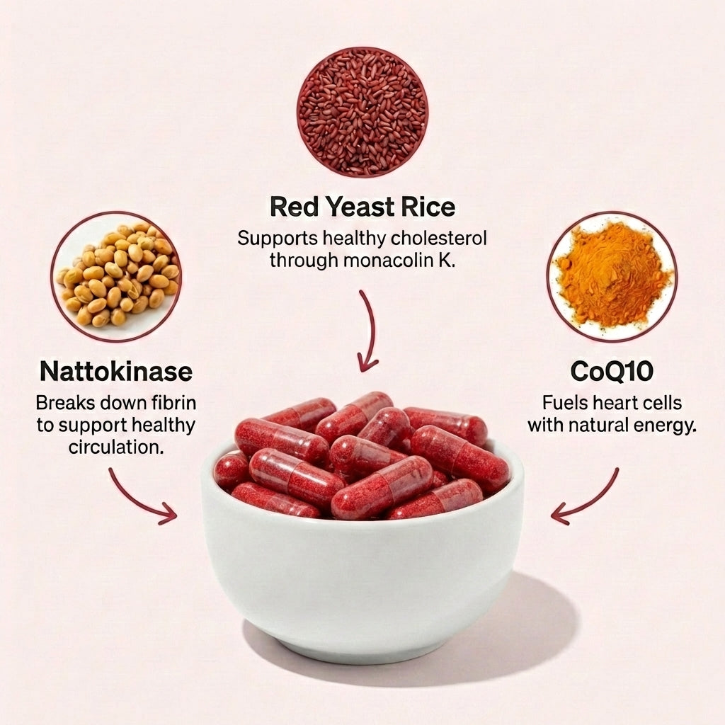 Red Yeast Rice with CoQ10 & Nattokinase