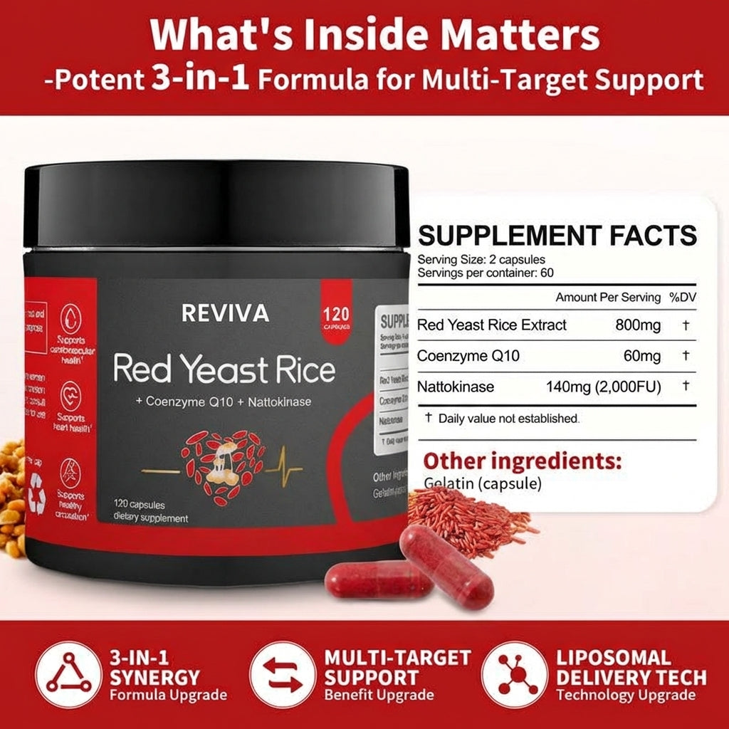 Red Yeast Rice with CoQ10 & Nattokinase
